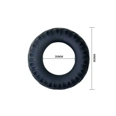 Titan Cockring Black Green 2 cm - Sumergible | Baile