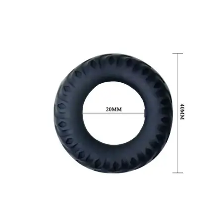 Titan Cockring Black Green 2 cm - Sumergible | Baile