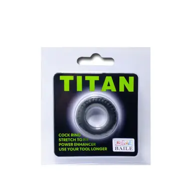 Titan Cockring Black Green 2 cm - Sumergible | Baile