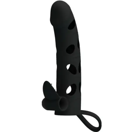 PRETTY LOVE - FUNDA SILICONA CON VIBRACIÓN 15.2 CM
