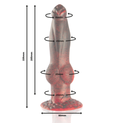 EPIC - PROMETHEUS DILDO TITAN EN LLAMAS RECARGABLE CONTROL REMOTO EPIC 2