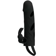 PRETTY LOVE - FUNDA SILICONA CON VIBRACIÓN 14 CM 1.0 2