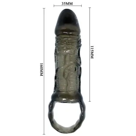 Funda Extensora Pene con Strap para Testículos 11.5 cm