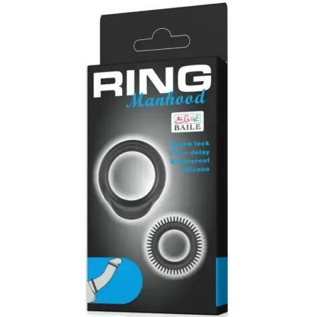 Kit 2 Anillos Silicona Ring Manhood - Sumergible | Baile