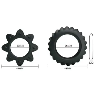 Kit 2 Anillos Silicona Ring Flowering - Sumergible | Baile