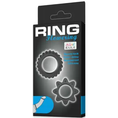 Kit 2 Anillos Silicona Ring Flowering - Sumergible | Baile