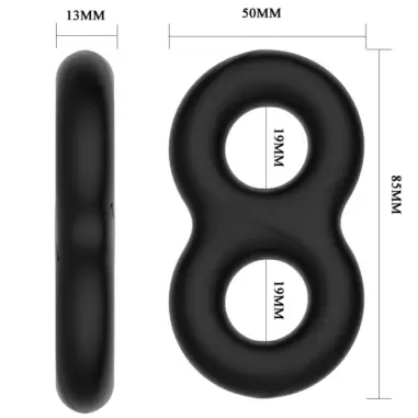 Anillo Doble Silicona Infinity - Sumergible | Crazy Bull