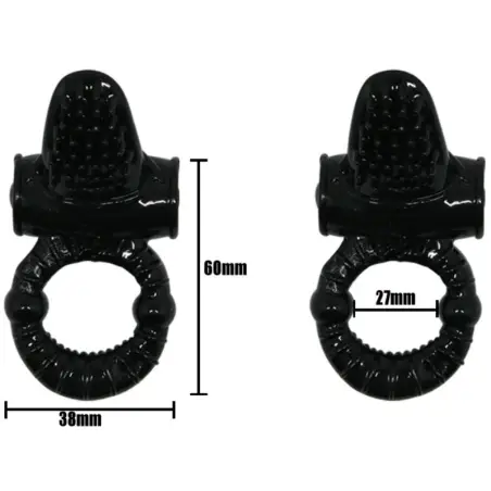 Sweet Ring Anillo Vibrador con Rabbit Texturado | Baile