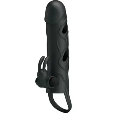 PRETTY LOVE - FUNDA SILICONA CON VIBRACIÓN 14 CM 2.0