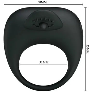 Anillo Vibrador con Lengua - Silicona Premium | Pretty Love