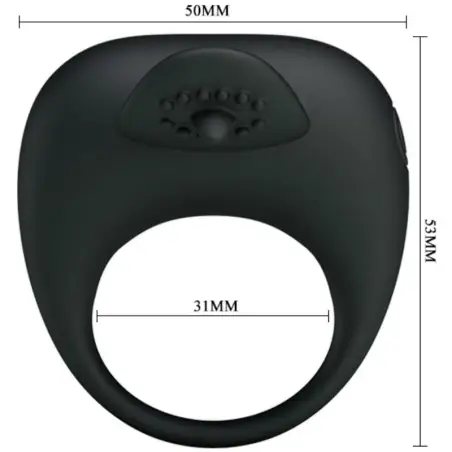 Anillo Vibrador con Lengua - Silicona Premium | Pretty Love