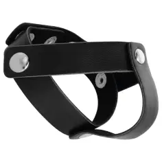 DARKNESS - ANILLO DE PIEL PARA PENE Y TESTÍCULOS 2