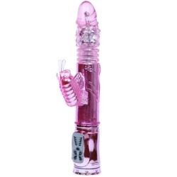 BAILE - VIBRADOR RECARGABLE CON ROTACION Y ESTIMULADOR THROBBING BUTTERF BAILE ROTATIONS