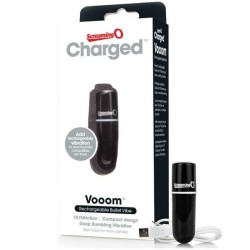SCREAMING O - BALA VIBRADORA RECARGABLE VOOOM NEGRO SCREAMING O
