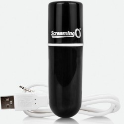 SCREAMING O - BALA VIBRADORA RECARGABLE VOOOM NEGRO SCREAMING O 2