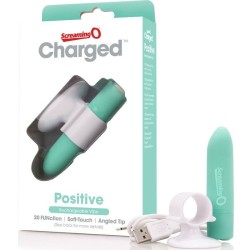 SCREAMING O - MASAJEADOR RECARGABLE POSITIVE VERDE SCREAMING O