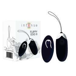 INTENSE - FLIPPY II HUEVO RECARGABLE REMOTO NEGRO INTENSE COUPLES TOYS