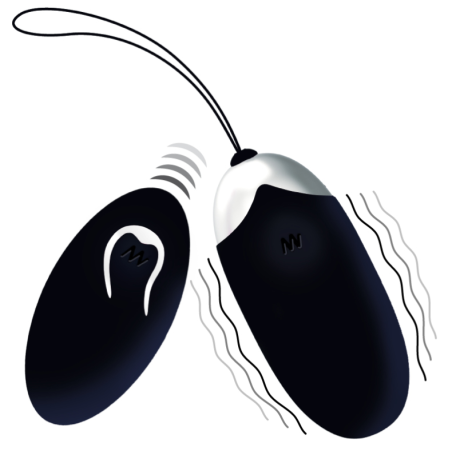 INTENSE - FLIPPY II HUEVO RECARGABLE REMOTO NEGRO INTENSE COUPLES TOYS