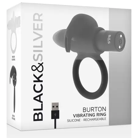 Burton Anillo 10 Modos Vibración Negro | Black&silver