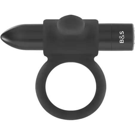 Cameron Anillo Recargable Negro - 10 Modos | Black&silver