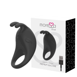 MORESSA - BRAD PREMIUM SILICONE RECARGABLE NEGRO MORESSA