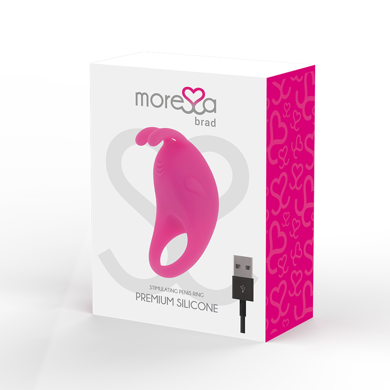 MORESSA - BRAD PREMIUM SILICONE RECARGABLE ROSA 