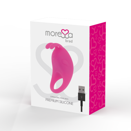 MORESSA - BRAD PREMIUM SILICONE RECARGABLE ROSA 