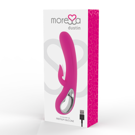 MORESSA - DUSTIN ONDAS ESTIMULADORAS CLITORIAL Y POTENTE VIBRACIÓN PREMIUM SILICONE RECARGABLE MORESSA