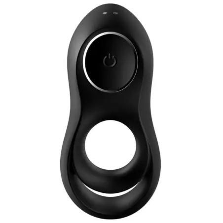 Legendary Duo Anillo Vibrador Negro - 12 Modos | Satisfyer