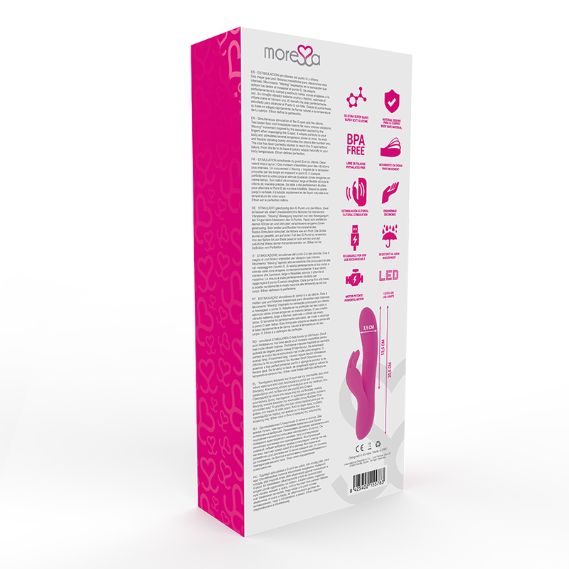 MORESSA - ETHAN EFECTO WAVE MAS POTENTE VIBRACIÓN PREMIUM SILICONE RECARGABLE 