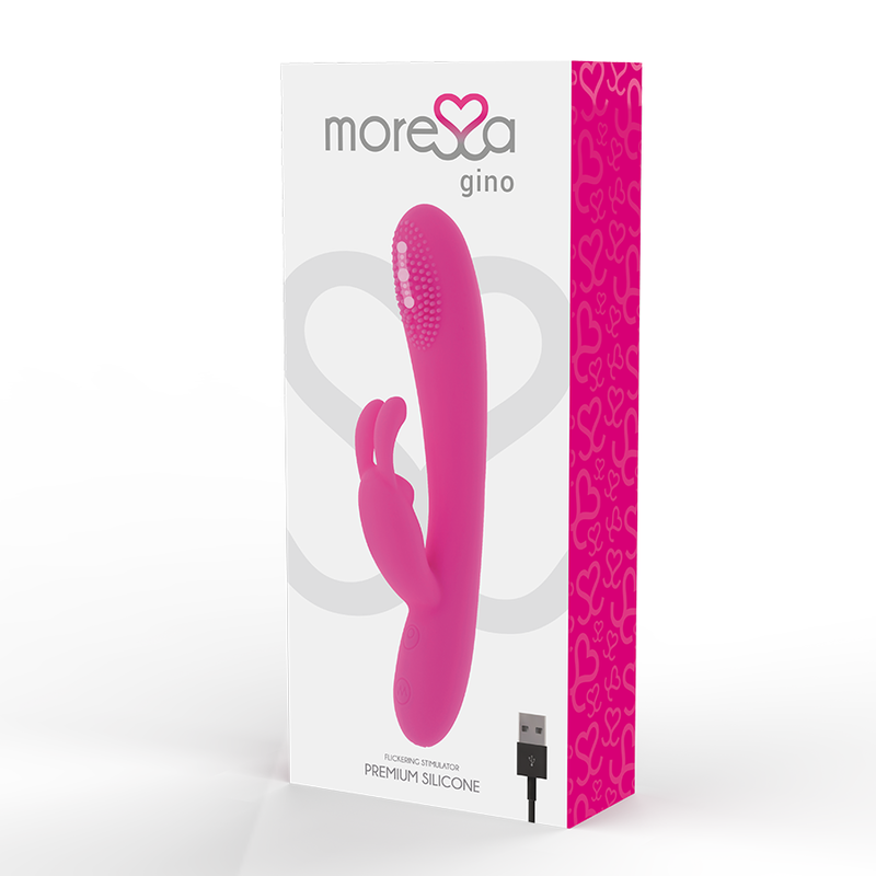 MORESSA - GINO TICKLING VAGINAL PREMIUM SILICONE RECARGABLE 