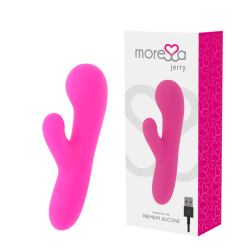 MORESSA - JERRY CLIP VIBRADOR PUNTO G Y CLITORIS PREMIUM SILICONE RECARGABLE MORESSA