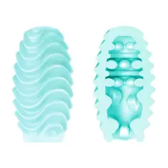 PRETTY LOVE - HUEVO MASTURBADOR DOBLE CARA TURQUESA 2