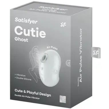 Cutie Ghost Vibrador Lay-On Blanco | Satisfyer