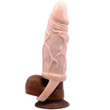 Funda Extensora Pene con Strap para Testículos 13.5 cm
