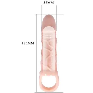 Funda Extensora Pene con Strap para Testículos 13.5 cm