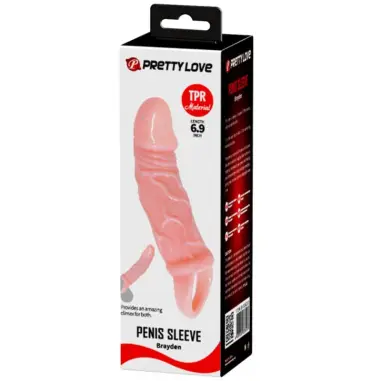 Funda Extensora Pene con Strap para Testículos 13.5 cm