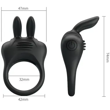 Davion Anillo Vibrador Rabbit - Con Vibración | Pretty Love
