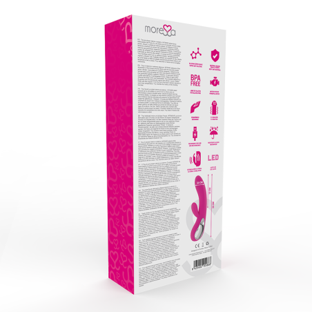 MORESSA - TROY MASAJEADOR PUNTO G Y CLITORIS PREMIUM SILICONE RECARGABLE MORESSA