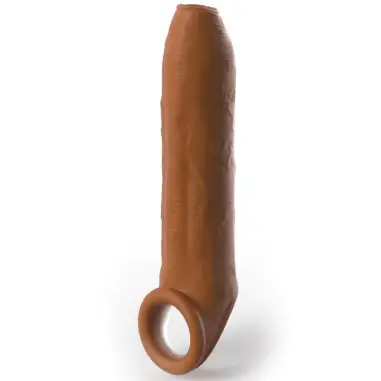 Sleeve Uncut 17,78 cm W Strap Caramel | Pipedreams