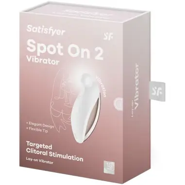 Spot On 2 Vibrador Lay-On Blanco - 12 Modos | Satisfyer