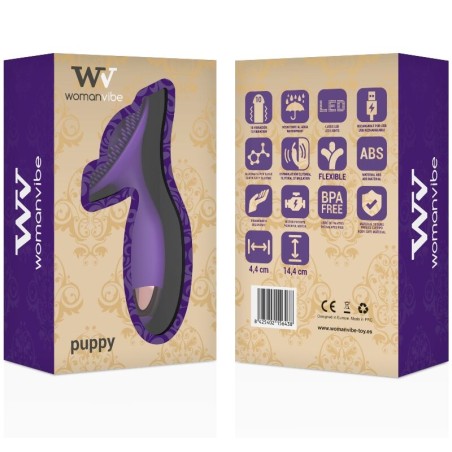 WOMANVIBE - PUPPY ESTIMULADOR RECARGABLE SILICONA WOMANVIBE