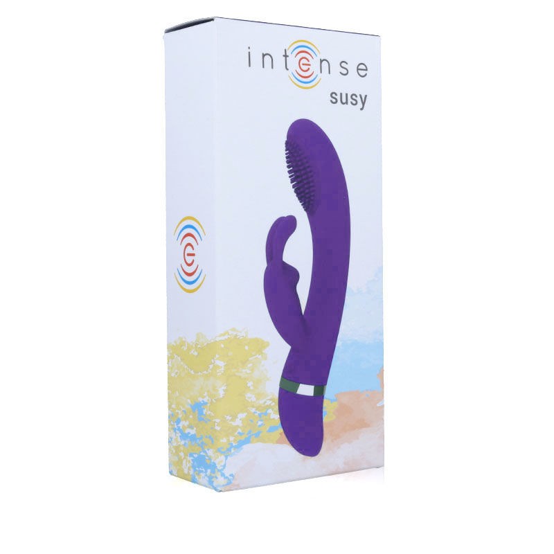 INTENSE - SUSY VIBRADOR OSCILANTE SILICONA RABBIT LILA 