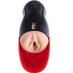 PDX ELITE - MASTURBADOR STROKER FUCK-O-MATIC VAGINA DOBLE VIBRACIÓN PENE & TESTÍCULOS 2