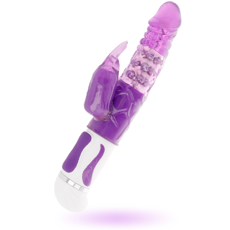 INTENSE - GUPPY VIBRADOR ROTADOR LILA 