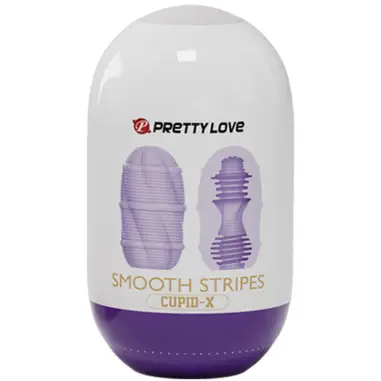 Huevo Masturbador Smooth Stripes Cupid | Pretty Love