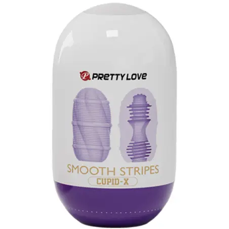 Huevo Masturbador Smooth Stripes Cupid | Pretty Love