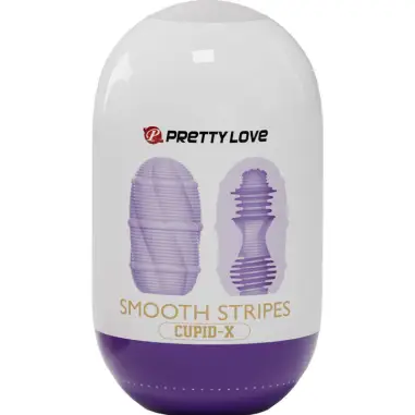 Huevo Masturbador Smooth Stripes Cupid | Pretty Love