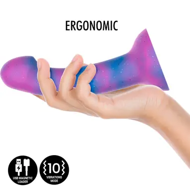 Dion Galactic Dildo M - Vibrador Compatible con Watchme