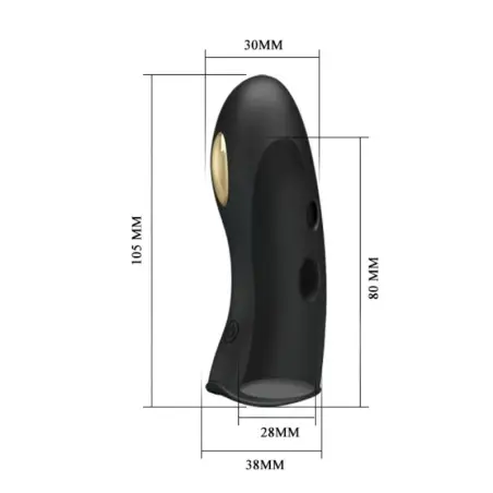 Marico Funda de Dedo Electro-Estumilador Negro | Pretty Love